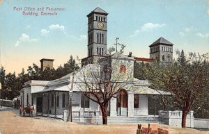 Post Office and Parliament Building Bermuda Unused 