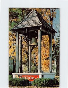 Postcard Official State of Illinois Freedom Bell, Mount Morris, Illinois, USA