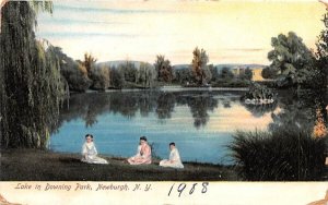 Lake in Downing Park in Newburgh, New York