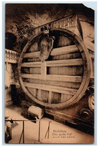 c1930's Heidelburg Germany Big Keg Barrel Unposted Vintage Postcard