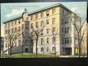 Vintage Postcard 1912 Clarkson Memorial Hospital Omaha Nebraska