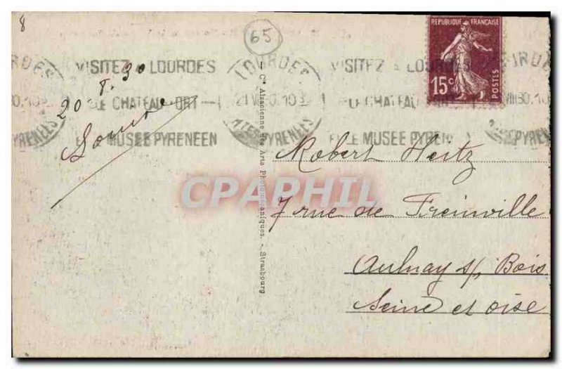 Old Postcard Pierrefitte Vallee the Entree Cauterets