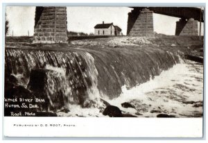 1908 View Of James River Dam Huron South Dakota SD Posted Antique Postcard