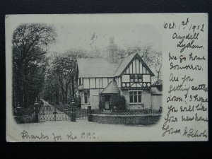 Lancashire LYTHAM Green Drive Lodge c1902 UB Postcard