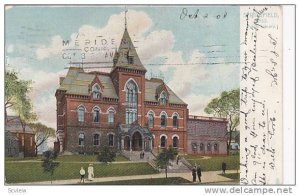 Street view, Public Library, Springfield, Massachuseets, PU-1909