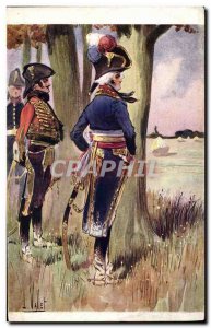 Old Postcard Fantasy Illustrator Vallet Kleber Army