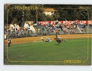 Postcard Bronc Riding, Pendleton, Oregon