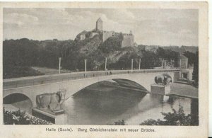 Germany Postcard - Halle (Saale) - Burg Giebichenstein Mit Neuer Brucke - TZ7889