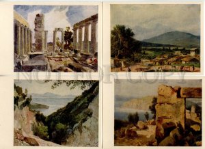 477518 USSR 1959 Watercolors Karl Bryullov from trip to Greece set 10s ed. 25000