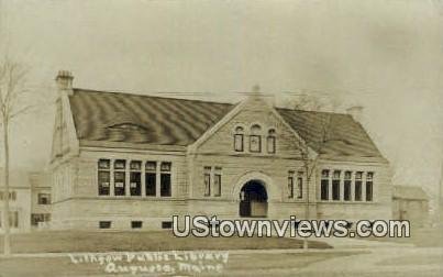 Real Photo, Lithgow Public Library in Augusta, Maine