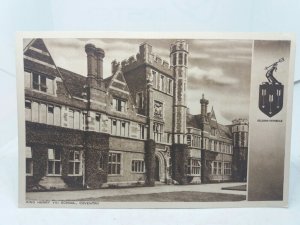 King Henry VIII School Coventry Vintage Postcard King George VI quote on Rear