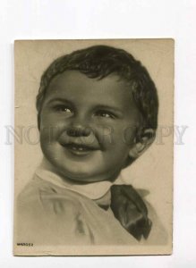 263659 USSR AVANT-GARDE child smiling boy Vintage photo