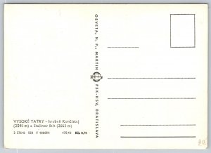 RPPC  Vysoke Tatry  Slovakia  Postcard