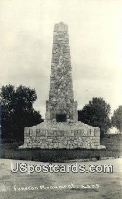 Real Photo - Funston Monument - Misc, Kansas KS