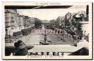 Bordeaux - Les Allees de Tourny - Old Postcard