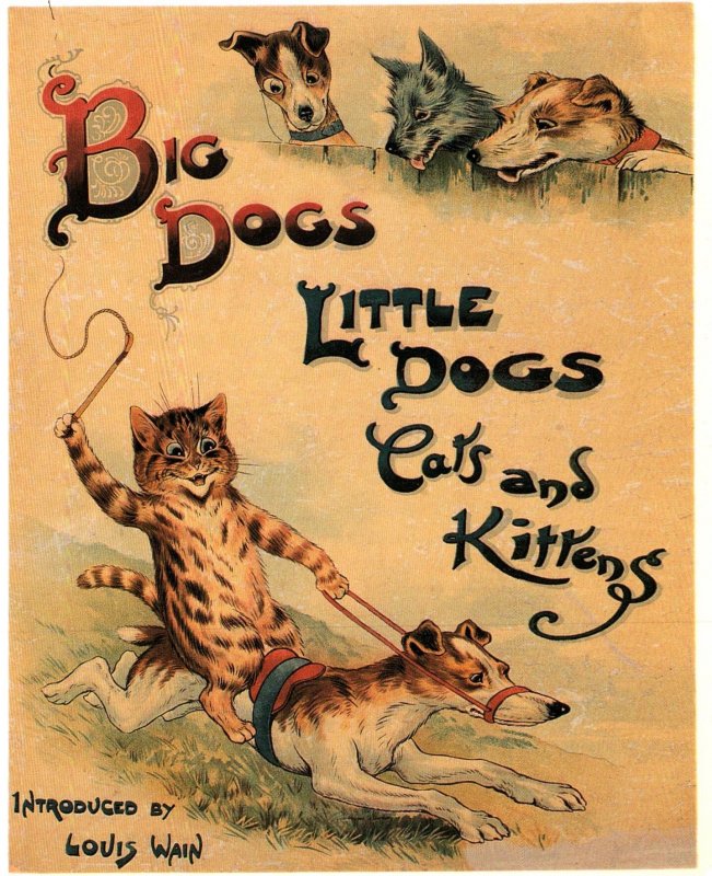 Big Dogs Little Dogs,Louis Wayne Reproduction