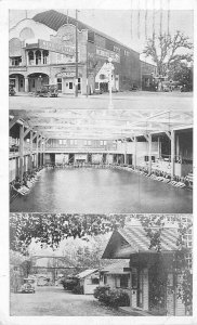 Postcard Oregon Medford Merrick's Motor Inn 1939 Wines Company 23-2714