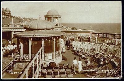 sussex, BEXHILL-on-SEA, Bandstand, Colonnade 1936 RPPC