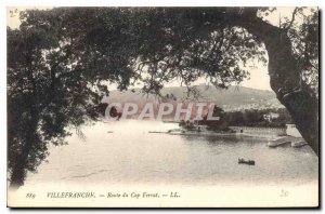 Postcard Villefranche Old Cape Road Ferrat