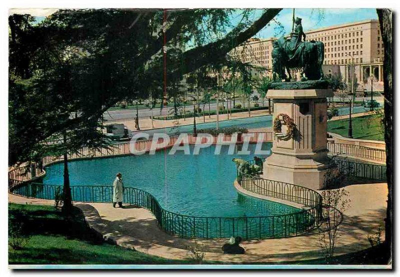 Postcard Modern Madrid Monument Isabel la Catolica