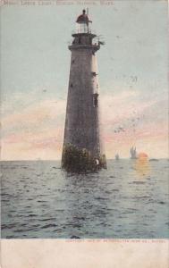 Minot Ledge Lighthouse Boston Harbor Massachusetts 1907