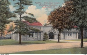 SPRINGFIELD , Illinois , 1900-10s ; Oak Ridge abbey , Oak Ridge Cemetery