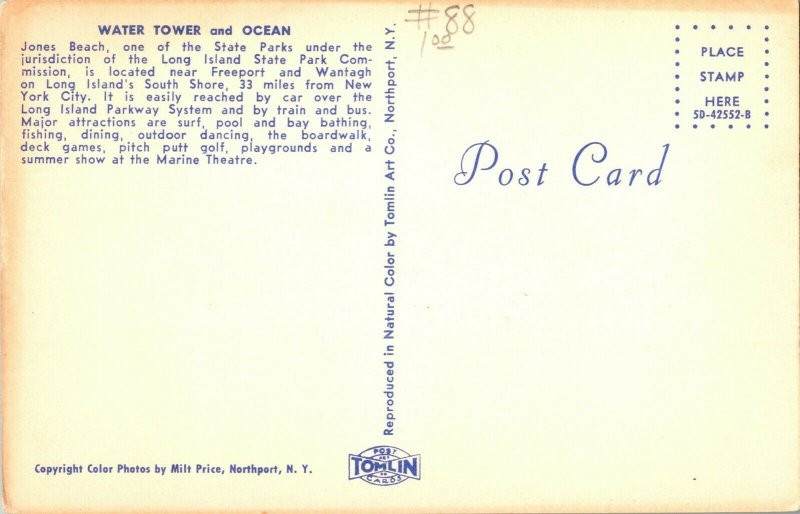 Multi View Greetings from Jones Beach Long Island NY Vintage Postcard G60