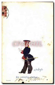 Postcard Old Der Feldherr zukunftige Army