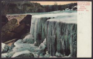 Bailey's Fall,Near Starved Rock,LaSalle County,IL Postcard