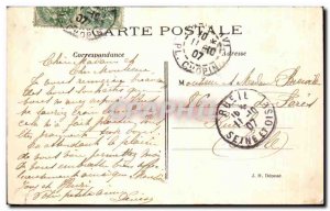 Old Postcard Paris night The grand palace illuminated