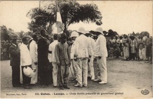 PC LOANGO CHEFS BAVILIS PRESENTES AU GOUV. GENERAL GABON (a27932) 