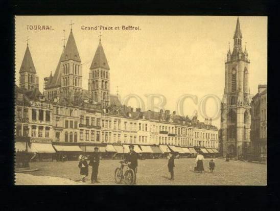 155342 Belgium TOURNAI Grand Place BOURSE Beffroi Belfry Old