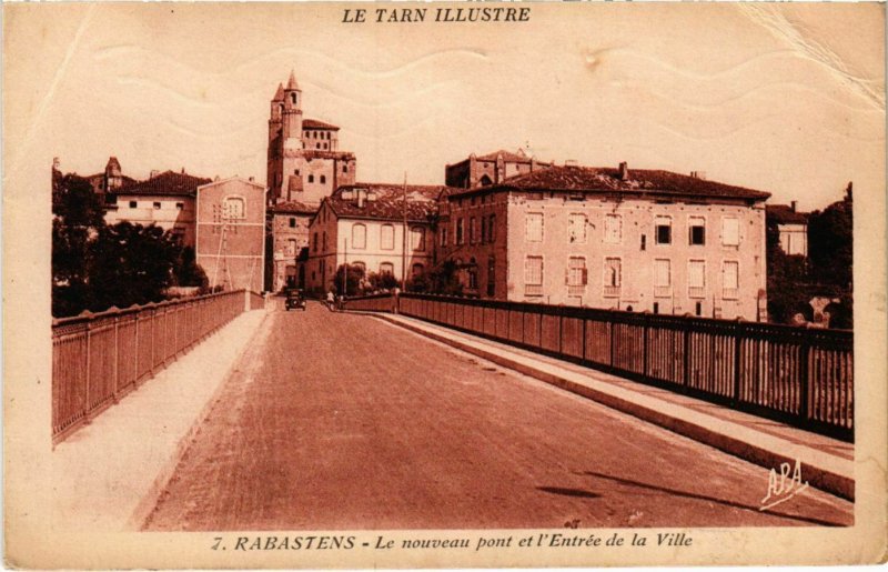 CPA Rabastens Le nouveau pont et l'Entree FRANCE (1016431)