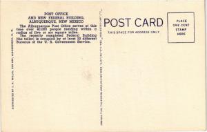 US POST OFFICE FEDERAL BUILDING ALBUQUERQUE NEW MEXICO