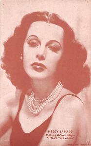 Heddy Lamarr, I Take This Woman Backing Unused 