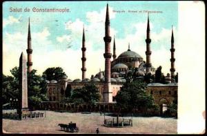 Salut de Constantinople - MosquÃ©e Ahmed et lÂ´Hippodrome 1924