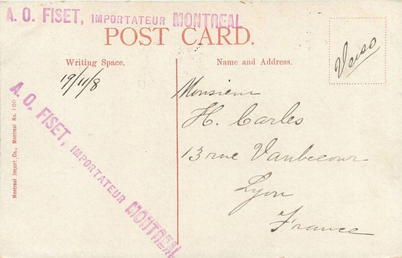 Canada Montreal general view panorama 1908