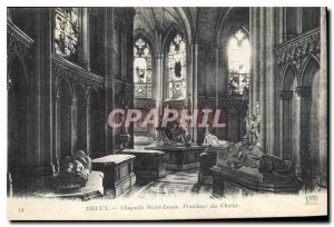 Old Postcard Dreux Chapelle Saint Louis Choir Circumference