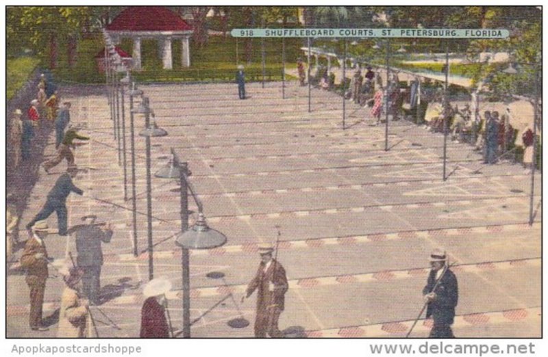 Florida Saint Petersburg Shuffleboard Courts