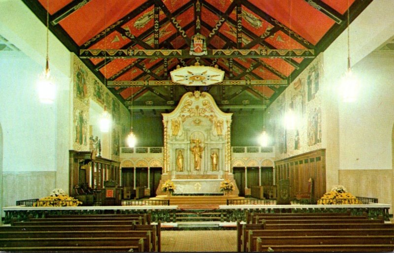 Florida St Augustine The Roman Catholic Cathedral General View Of Sanctuary