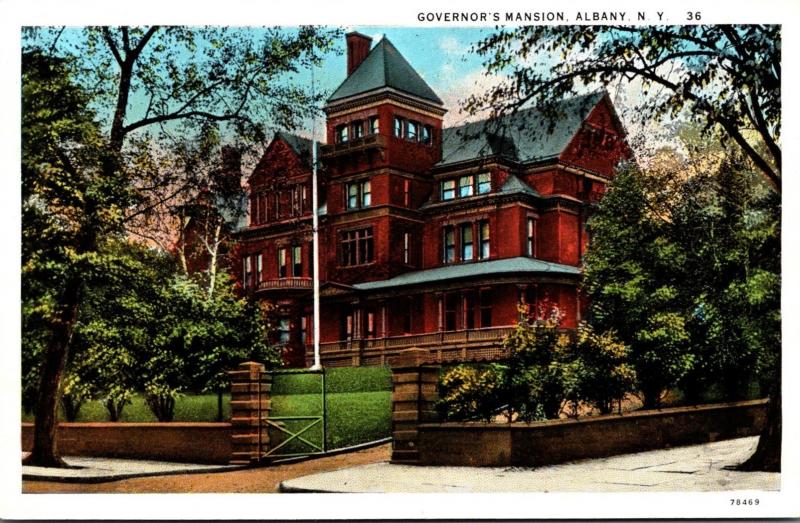 New York Albany Governor's Mansion 1934 Curteich