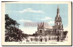 Postcard Old St. Anne of Auray the Basilica