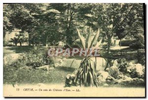 Old Postcard CETEs A water Chateau corner