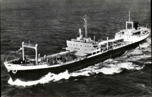 Rotterdam Denmark Steamer Steamship T.S.S. Moordrecht Vintage RPPC PC