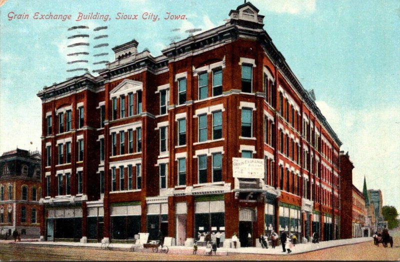 Iowa Sioux City The Grain Exchange Building 1909