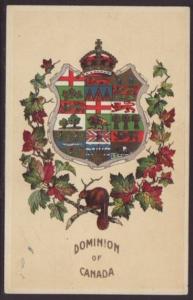 Dominion of Canada,Coat of Arms Postcard 