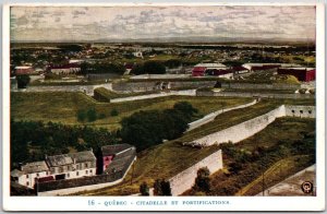 Quebec Citadelle Et Fortifications Canada Aerial Grounds & Buildings Postcard