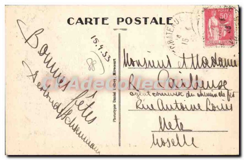 Old Postcard Neufchateau Vue Generale