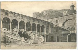 Cote D'Azur, Monaco, Palais du Prince, Cour interieure, early 1900s Postcard