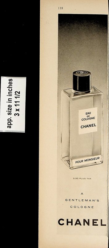 pour monsieur chanel for men